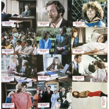 EDUCATING RITA French Lobby Cards x12 - 9x12 in. - 1983 - Lewis Gilbert, Michael Caine