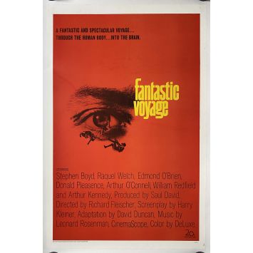 FANTASTIC VOYAGE U.S Linen Movie Poster- 27x41 in. - 1966 - Richard Fleisher, Rachel Welch