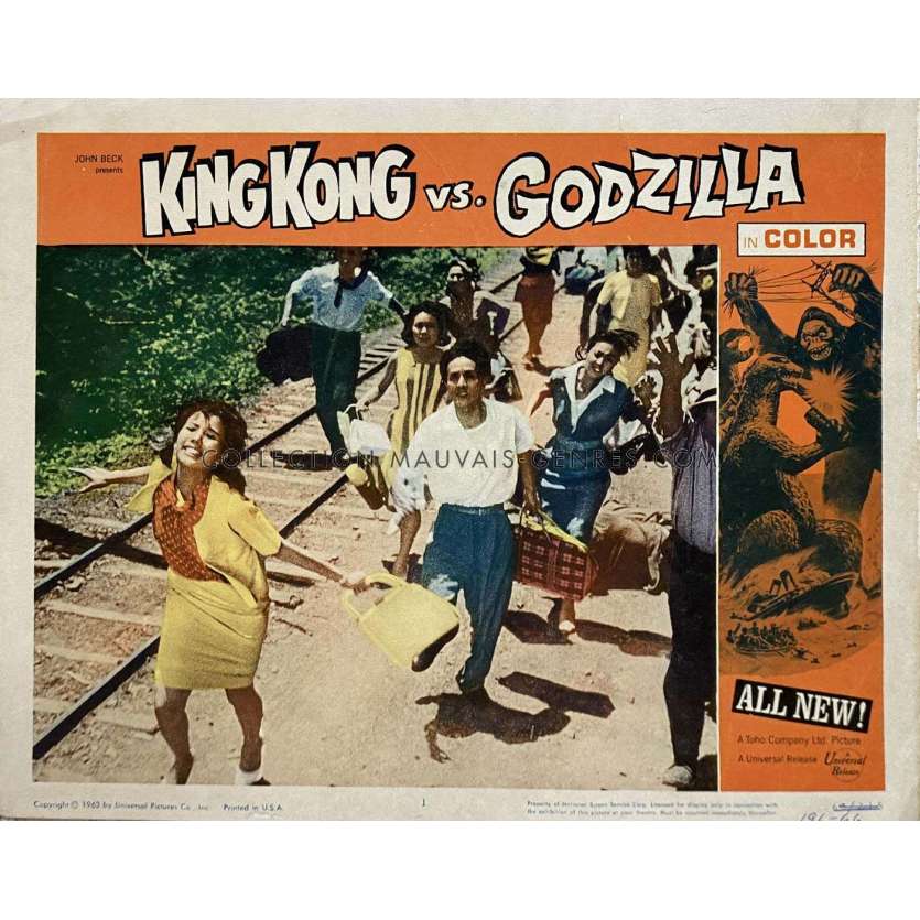 KING KONG CONTRE GODZILLA Photo de film N01 - 28x36 cm. - 1963 - Tadao Takashima, Ishirô Honda