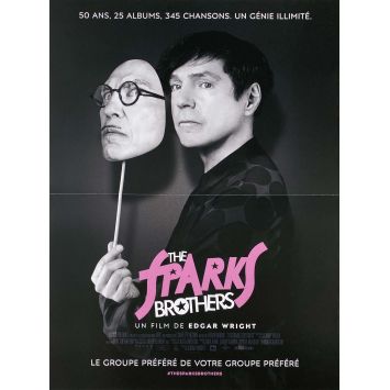 THE SPARKS BROTHERS French Movie Poster- 15x21 in. - 2021 - Edgar Wright, Ron Mael