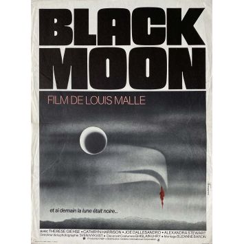 BLACK MOON Affiche de cinéma- 40x54 cm. - 1975 - Cathryn Harrison, Louis Malle