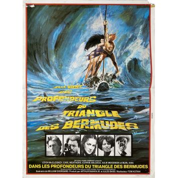 DANS LES PROFONDEURS DU TRIANGLE DES BERMUDES Affiche de cinéma- 40x54 cm. - 1978 - Carl Weathers, Tsugunobu Kotani