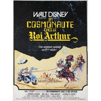 UN COSMONAUTE CHEZ LE ROI ARTHUR Affiche de cinéma- 40x54 cm. - 1979 - Dennis Dugan, Russ Mayberry