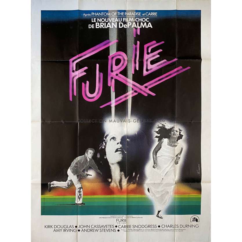 FURIE Affiche de cinéma- 120x160 cm. - 1978 - Kirk Douglas, Brian de Palma