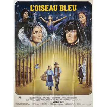 L'OISEAU BLEU Affiche de cinéma- 120x160 cm. - 1976 - Elizabeth Taylor, George Cukor