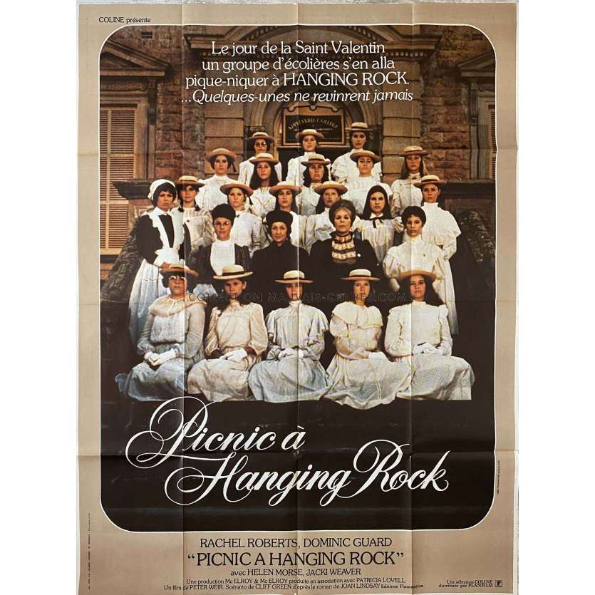 PICNIC AT HANGING ROCK French Movie Poster- 47x63 in. - 1975 - Peter Weir, Joan Lindsay