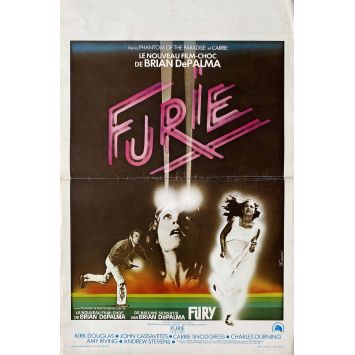 THE FURY Belgian Movie Poster- 14x21 in. - 1978 - Brian de Palma, Kirk Douglas