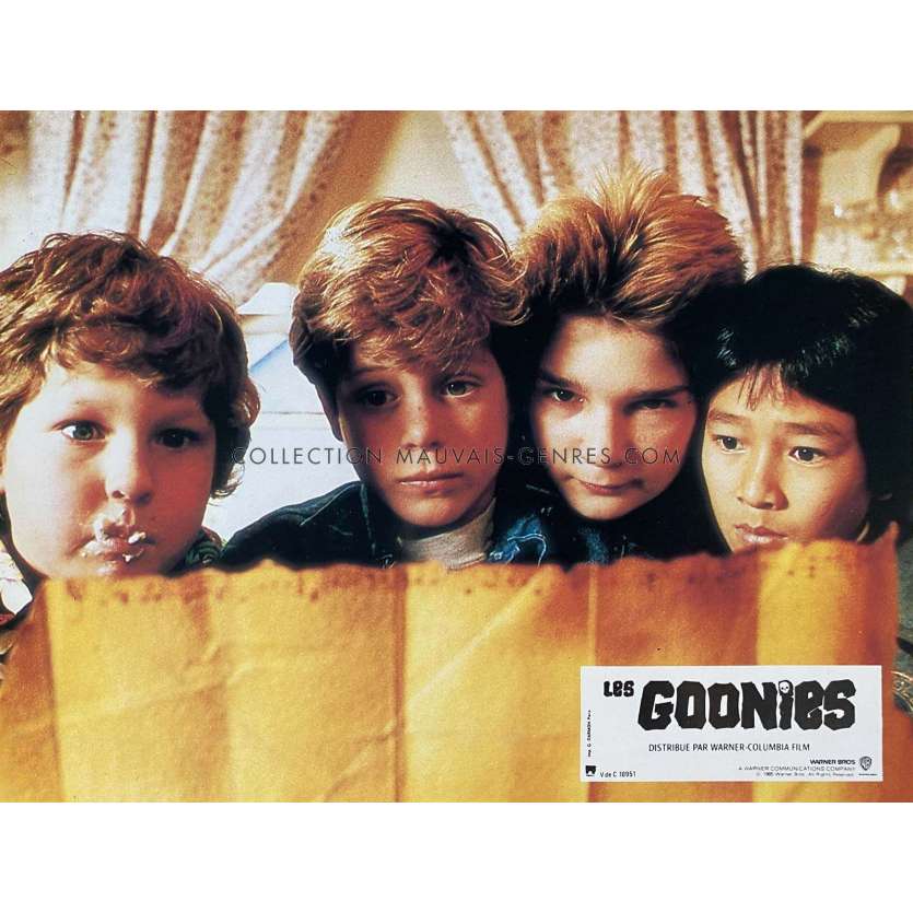 THE GOONIES French Lobby Card N08 - 9x12 in. - 1985 - Richard Donner, Sean Astin