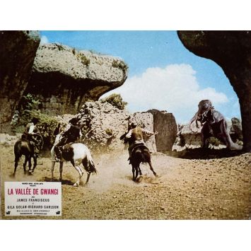 THE VALLEY OF GWANGI French Lobby Card N01 - 9x12 in. - 1969 - Ray Harryhausen, James Franciscus