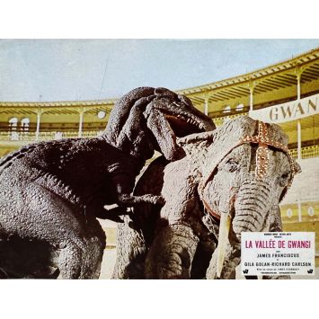 LA VALLEE DE GWANGI Photo de film N02 - 22x28 cm. - 1969 - James Franciscus, Ray Harryhausen