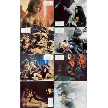 THE SWORD AND THE SORCERER French Lobby Cards x8 - 9x12 in. - 1982 - Albert Pyun, Lee Horsley