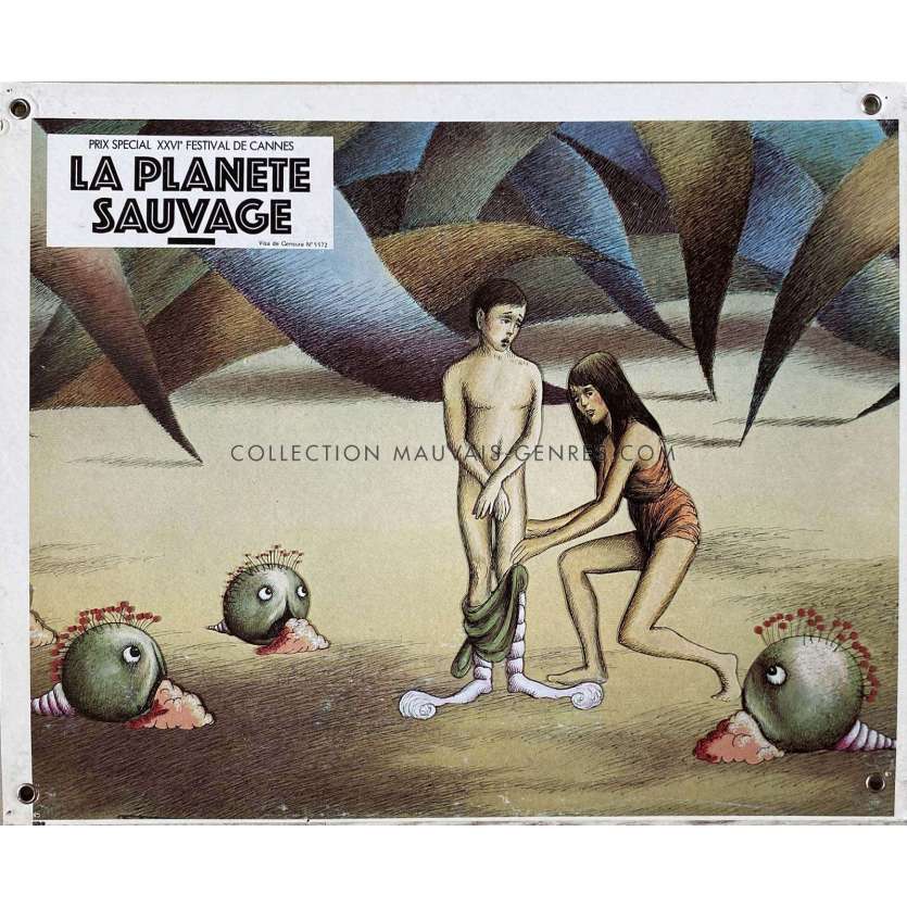 FANTASTIC PLANET Swiss Lobby Card N03 - 10x12 in. - 1973 - René Laloux, Barry Bostwick