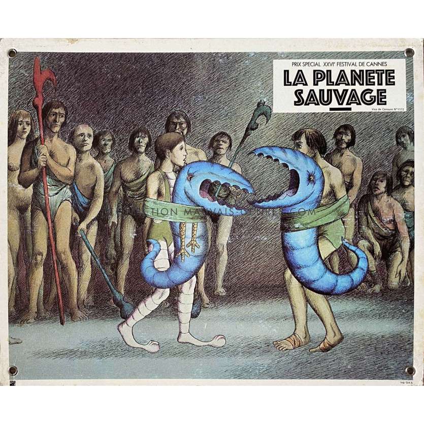 FANTASTIC PLANET Swiss Lobby Card N06 - 10x12 in. - 1973 - René Laloux, Barry Bostwick