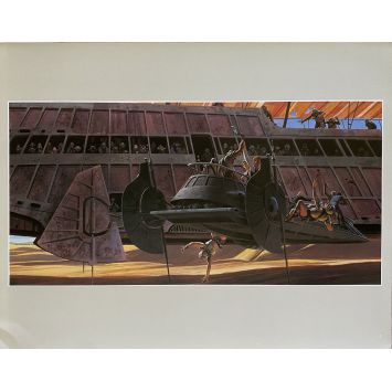 STAR WARS - THE RETURN OF THE JEDI Artwork Print N07 - 11x14 in. - 1983 - Richard Marquand, Harrison Ford
