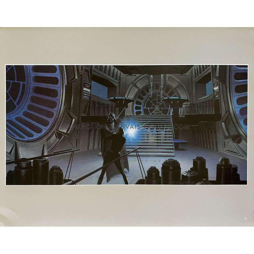 STAR WARS - LE RETOUR DU JEDI Artwork N15 - 28x36 cm. - 1983 - Harrison Ford, Richard Marquand