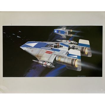 STAR WARS - LE RETOUR DU JEDI Artwork N17 - 28x36 cm. - 1983 - Harrison Ford, Richard Marquand