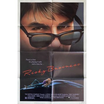 RISKY BUSINESS Affiche de film- 69x104 cm. - 1983 - Tom Cruise, Paul Brickman