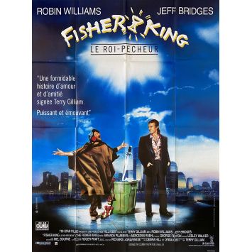 FISHER KING French Movie Poster- 47x63 in. - 1991 - Terry Gilliam, Jeff Bridges