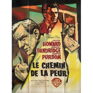 LE CHEMIN DE LA PEUR Affiche de film- 120x160 cm. - 1960 - Trevor Howard, Laslo Benedek