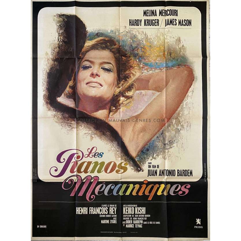 LES PIANOS MECANIQUES Affiche de film- 120x160 cm. - 1965 - Melina Mercouri, Juan Antonio Bardem