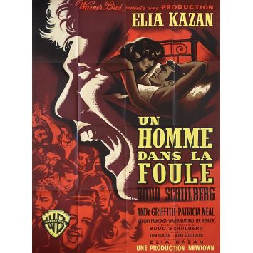 A FACE IN THE CROWD French Movie Poster- 47x63 in. - 1957 - Elia Kazan, Andy Griffith