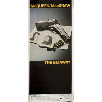 THE GETAWAY U.S Movie Poster- 14x36 in. - 1972 - Sam Peckinpah, Steve McQueen