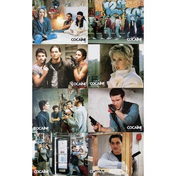 MIXED BLOOD French Lobby Cards x8 - 9x12 in. - 1984 - Paul Morrissey, Marilia Pera