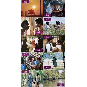 THE COLOR PURPLE French Lobby Cards x10 - 9x12 in. - 1986 - Steven Spielberg, Whoopy Goldberg