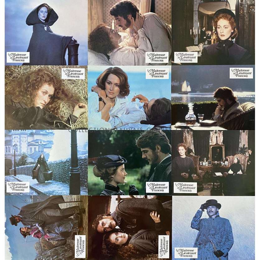 THE FRENCH LIEUTENANT'S WOMAN French Lobby Cards x12 - 9x12 in. - 1981 - Karel Reisz, Meryl Streep