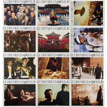 LAST EMPEROR French Lobby Cards x12 - 10x12 in. - 1987 - Bernardo Bertolucci, Joan Chen