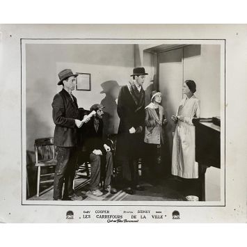 CITY STREETS French Lobby Card N01 - 10x12 in. - 1931 - Rouben Mamoulian, Gary Cooper