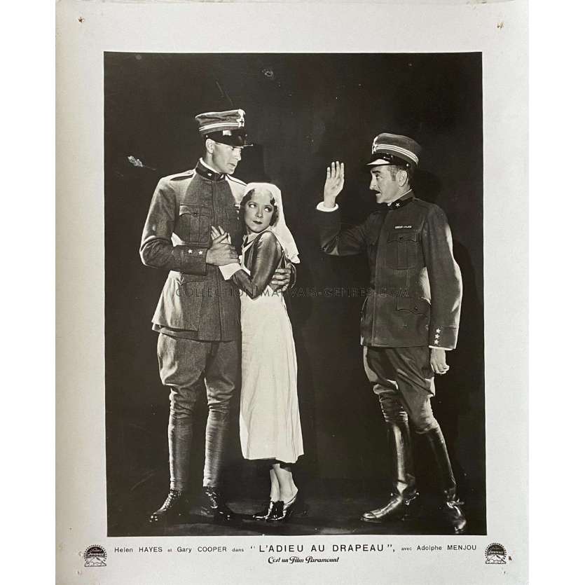 L'ADIEU AU DRAPEAU photo de cinéma N03 - 24x30 cm. - 1932 - Gary Cooper, Frank Borzage