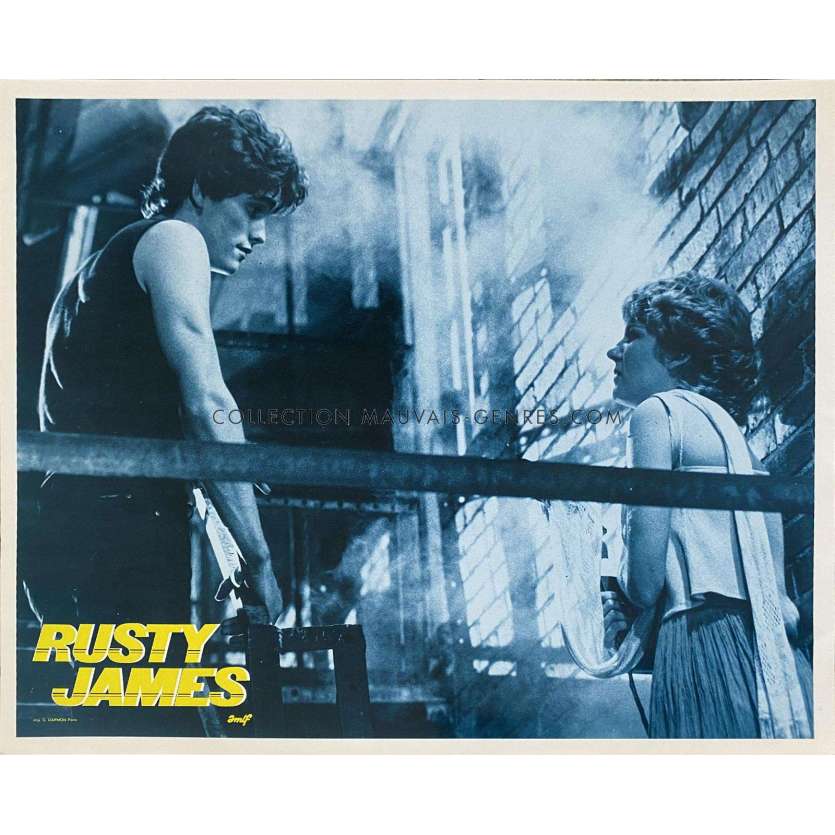 RUMBLE FISH French Lobby Card N07 - 9x12 in. - 1983 - Francis Ford Coppola, Matt Dillon