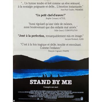 STAND BY ME French Movie Poster- 15x21 in. - 1986 - Rob Reiner, River Phoenix