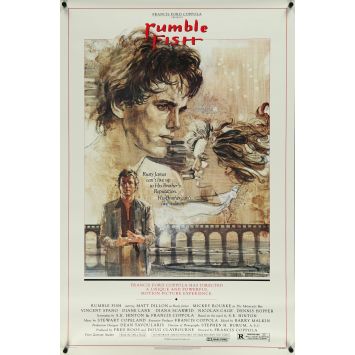 RUMBLE FISH U.S Movie Poster- 27x41 in. - 1983 - Francis Ford Coppola, Matt Dillon
