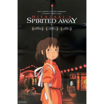 SPIRITED AWAY U.S Movie Poster- 27x40 in. - 2001 - Hayao Miyazaki, Miyu Irino
