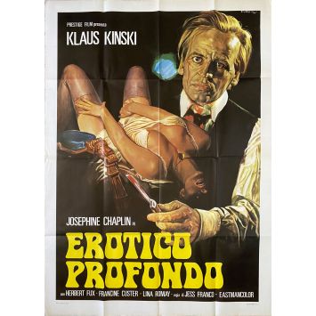 JACK L'EVENTREUR Affiche de cinéma- 100x140 cm. - 1976 - Klaus Kinski, Jesús Franco