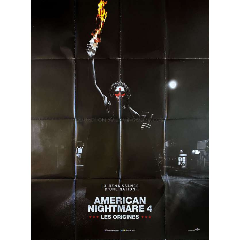 THE FIRST PURGE French Movie Poster- 47x63 in. - 2018 - Gerard McMurray, Y'lan Noel