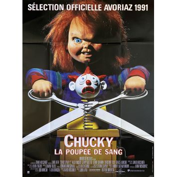 CHUCKY LA POUPEE DE SANG Affiche de cinéma- 120x160 cm. - 1990 - Alex Vincent, John Lafia