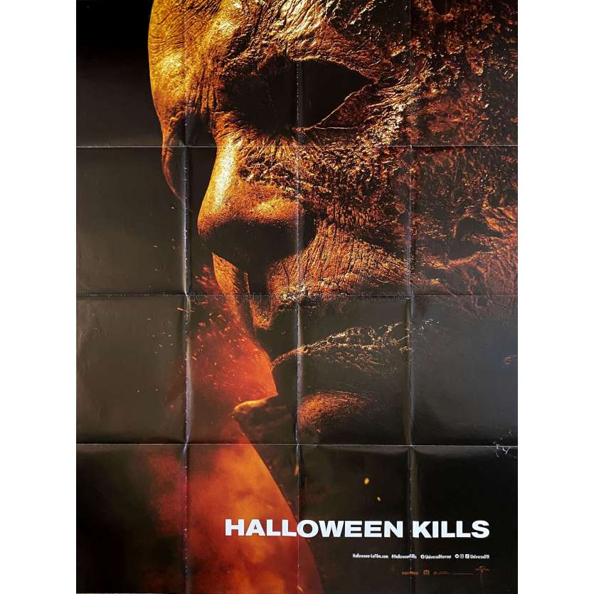 HALLOWEEN KILLS Affiche de cinéma- 120x160 cm. - 2021 - Jamie Lee Curtis, David Gordon Green