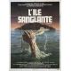 L'ILE SANGLANTE Affiche de cinéma- 120x160 cm. - 1980 - Michael Caine, Michael Ritchie