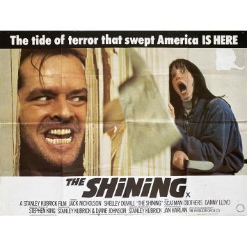 THE SHINING British Movie Poster- 30x40 in. - 1980 - Stanley Kubrick, Jack Nicholson