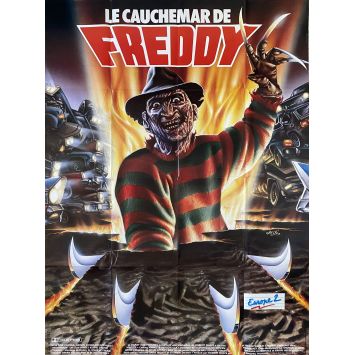 A NIGHMARE ON ELM STREET 4 French Movie Poster- 47x63 in. - 1988 - Renny Harlin, Robert Englund
