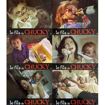 SEED OF CHUCKY French Lobby Cards x6. - 9x12 in. - 2004 - Don Mancini, Brad Dourif