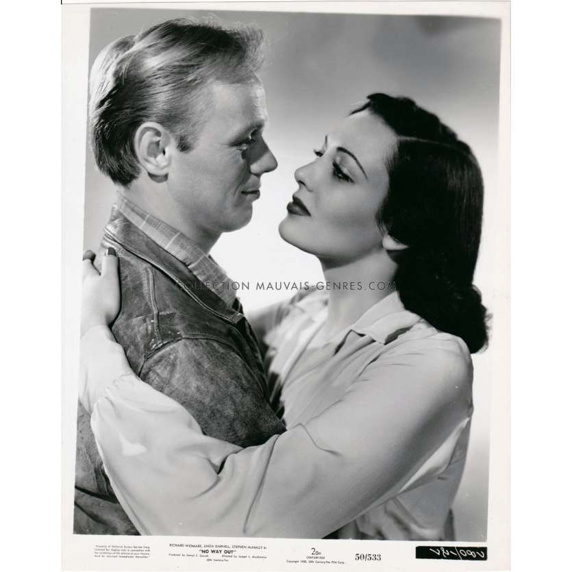 LA PORTE S'OUVRE Photo de presse 780-127 - 20x25 cm. - 1950 - Richard Widmark, Joseph L. Mankiewicz