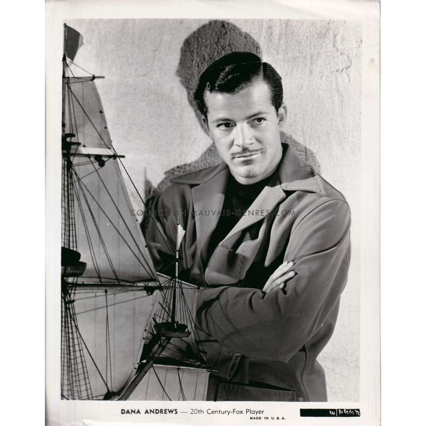 DANA ANDREWS U.S Movie Still F552-3 - 8x10 in. - 1950 - Fox, Portrait