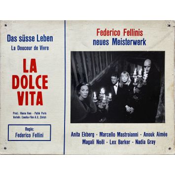 LA DOLCE VITA Photo de film N09 - 35x44 cm. - 1960 - Mastroianni, Federico Fellini