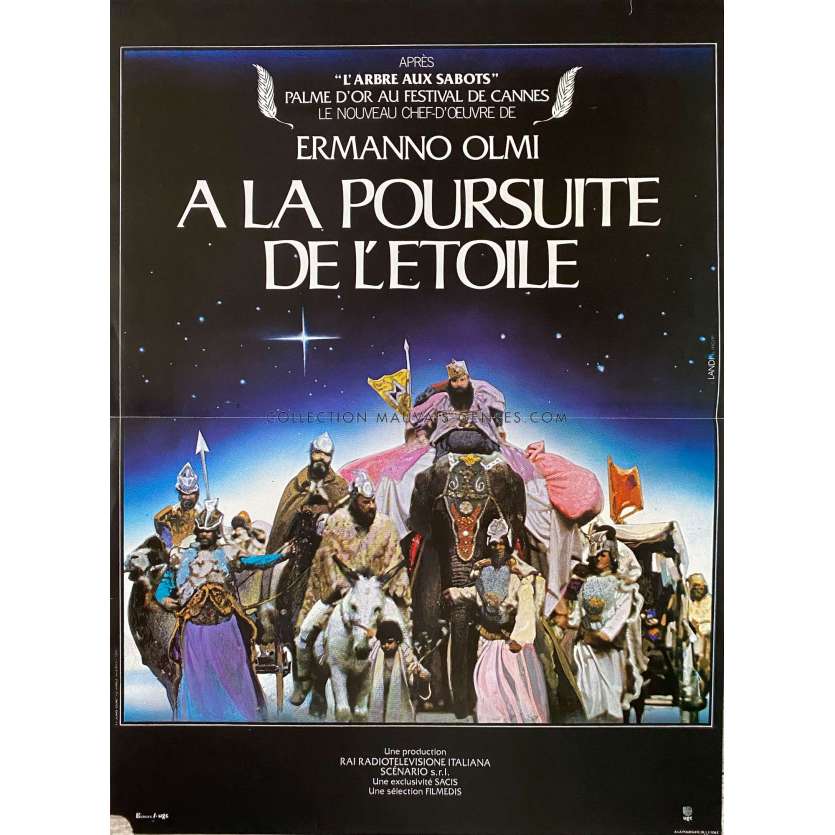 A LA POURSUITE DE L'ETOILE Affiche de cinéma- 40x54 cm. - 1983 - Alberto Fumagalli, Ermanno Olmi