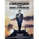 CHRONIQUE D'UNE MORT ANNONCEE Affiche de cinéma- 40x54 cm. - 1987 - Rupert Everett, Francesco Rosi