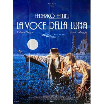 LA VOCCE DELLA LUNA Affiche de cinéma- 120x160 cm. - 1990 - Roberto Benigni, Federico Fellini